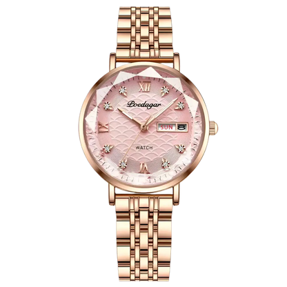 Poedagar 3011 Waterproof Luxury Watch for Women - Perfect Blend of Fashion and Function