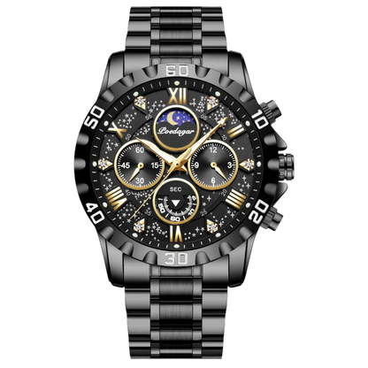 Poedagar 973 Luxury Men’s Waterproof Watch - Premium Quality with Classic and Modern Design