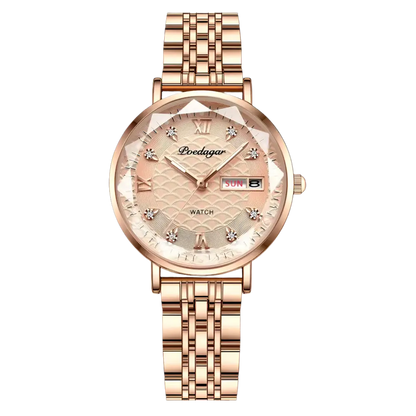 Poedagar 3011 Waterproof Luxury Watch for Women - Perfect Blend of Fashion and Function