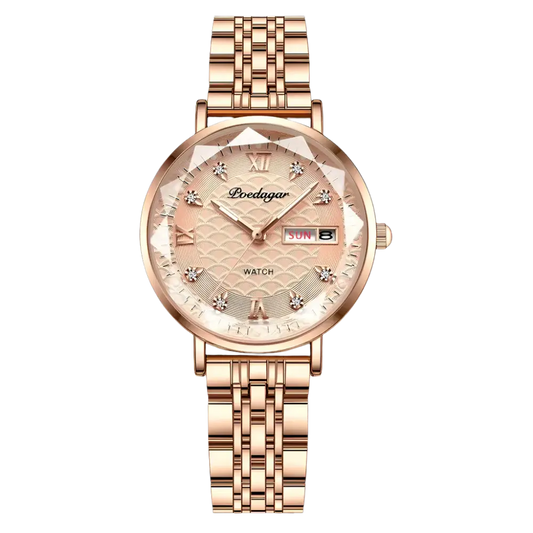 Poedagar 3011 Waterproof Luxury Watch for Women - Perfect Blend of Fashion and Function