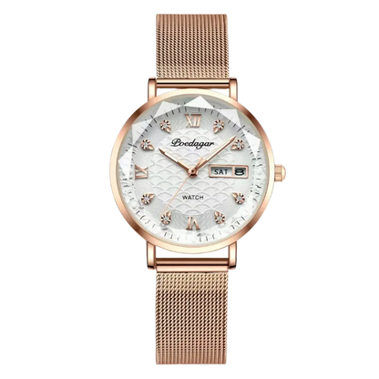 Poedagar 3011 Waterproof Luxury Watch for Women - Perfect Blend of Fashion and Function