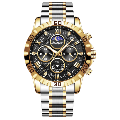 Poedagar 973 Luxury Men’s Waterproof Watch - Premium Quality with Classic and Modern Design