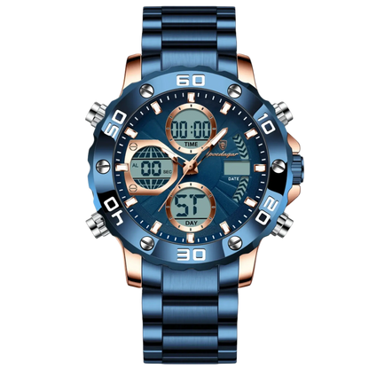 Poedagar 102 Luxury Sport Waterproof Watch for Men - Stylish and Durable Timepiece